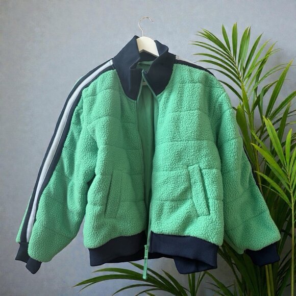 Free People Movement Women’s Fleecy Sherpa Scrunchy Pippa Jacket, NWT, Small - Picture 2 of 9